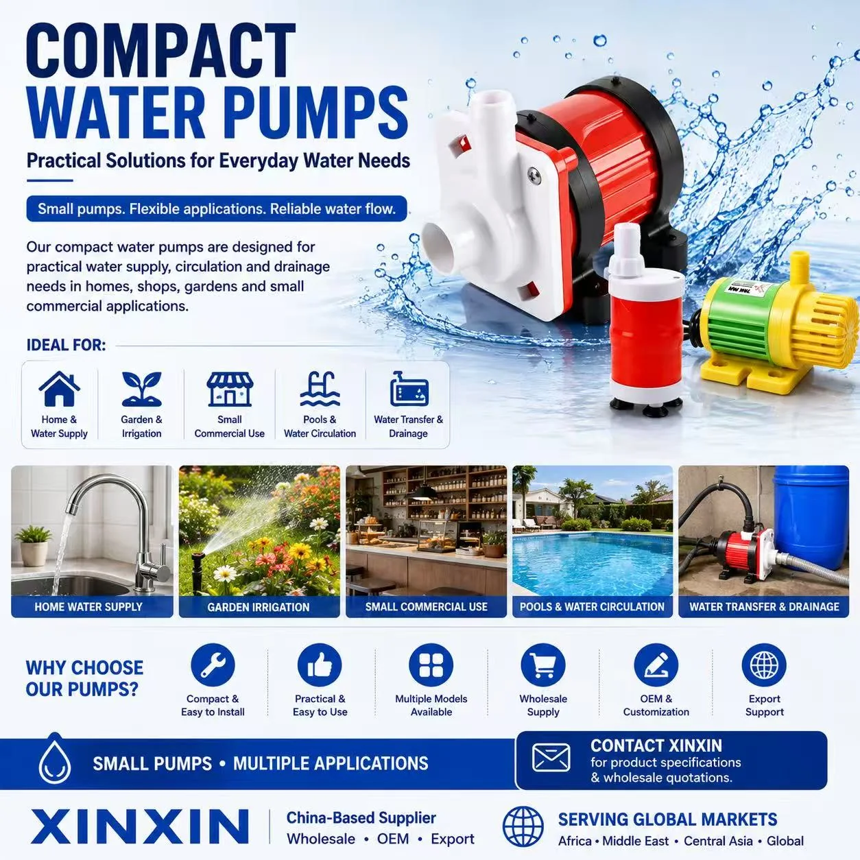 Compact Water Pumps: Practical Solutions for Everyday Water Needs