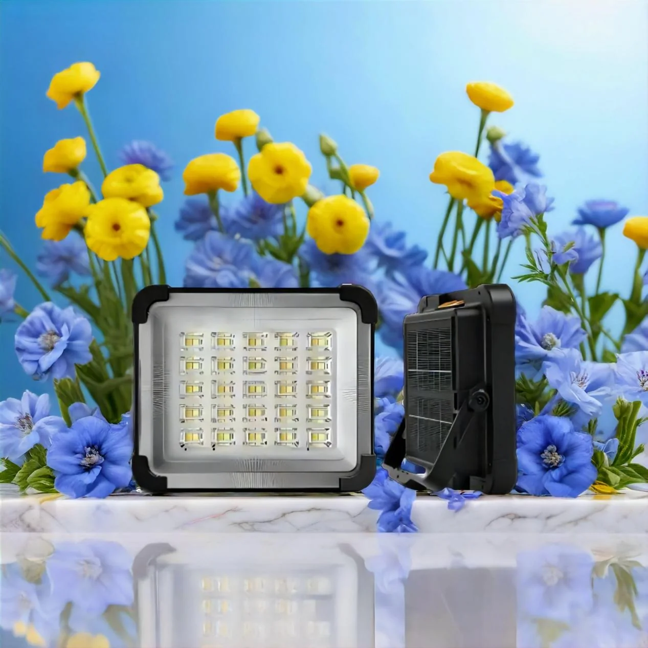BX-911-3 Solar Split Flood Light 200W